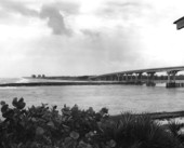 View of Sebastian Inlet bridge - Melbourne Beach, Florida