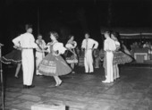 Czech Beseda dancers at the 1956 Florida Folk Festival- White Springs, Florida