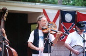 Elan Chalford and Jack Piccalo perform at the stage - White Springs, Florida .