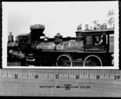 Photograph of Jupiter, one of the first trans-continental train engines