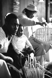 Basket makers Lucreaty Clark and Alfonso Jennings- Lamont, Florida