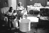 Basket makers Lucreaty Clark and Alfonso Jennings- Lamont, Florida