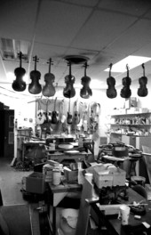 Instrument maker Dick Wagner's shop- Jacksonville, Florida.