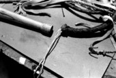 Whip being made by Curly Dekle- Macclenny, Florida