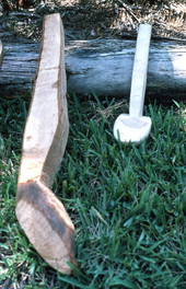 Wooden "sofkee" spoons, used to serve a Seminole corn meal drink- Tampa, Florida