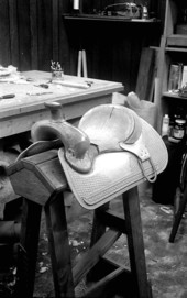 Saddle made by Blake Kral