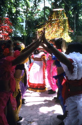 Cayo Hueso Comparsa Dancers practicing- Key West, Florida.