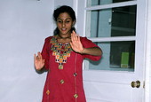Nila Radhakrishnan performing an East Indian dance- Dade City, Florida