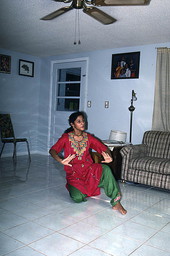 Nila Radhakrishnan performing an East Indian dance- Dade City, Florida