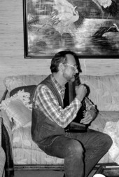 Autoharp player Charley Groth playing- Tampa, Florida