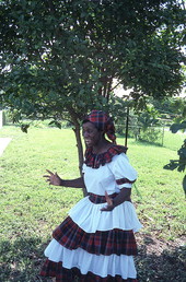 Lucille Frances-Fuller telling a Jamaican folk story- Carol City, Florida