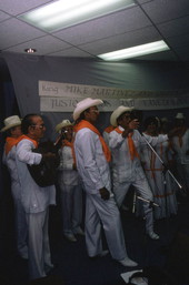 Cuban American musical group "Remembranzas del Conuco" performing - Medley, Florida.