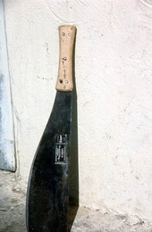 Cane cutting machete - Pahokee, Florida
