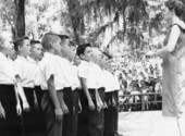 Highlands Elementary School Boys Chorus performing at the Florida Folk Festival - White Springs, Florida.