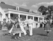 Beseda Club of Masaryktown dancers performing at the Stephen Foster State Folk Culture Center - White Springs, Florida.