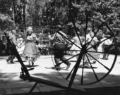 Children clog dancing at the Florida Folk Festival - White Springs, Florida