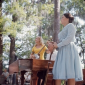 The Beers family performs at the Florida Folklife Festival - White Springs, Florida.