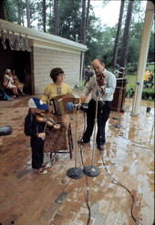 George Heaps-Nelson family from Swainsboro, Georgia performing at the 1977 Florida Folk Festival - White Springs, Florida