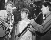 Trio performing at the 1968 Florida Folk Festival - White Springs, Florida