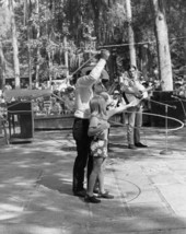 Trick roper Danny Coflin of Odessa performing at the 1970 Florida Folk Festival - White Springs, Florida