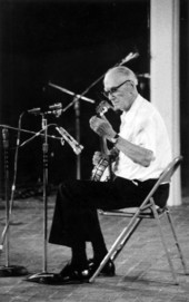 Paul Cadwell performing at the 1975 Florida Folk Festival- White Springs, Florida.