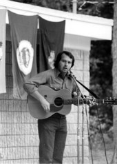 Michael Moore performing at the 1976 Florida Folk Festival - White Springs, Florida.