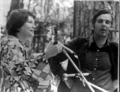 Barbara Muller of Lake Mary and Dan Tillinghast performing at the Florida Folk Festival - White Springs, Florida.