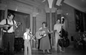 Johnson Family Band performing at 4th of July celebration in Foster Tower - White Springs, Florida