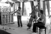 Trio performing klezmer music at the 1986 Florida Folk Festival - White Springs, Florida