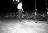 Man clog dancing at the 1989 Florida Folk Festival - White Springs, Florida