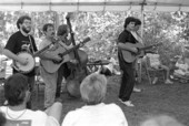 George Delves and friends performing at the 1990 Florida Folk Festival - White Springs, Florida
