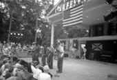 Gandy dancers singing at the Florida Folk Festival - White Springs, Florida