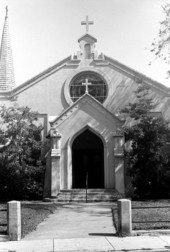 Entrance to the Trinity Episcopal Church - St. Augustine, Florida