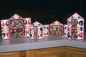 Peruvian retablos made by Nicario Jimenez - Gainesville, Florida.