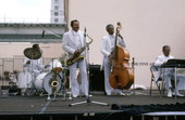 The Billy Rolle Orchestra performing at the Traditions Festival - Miami, Florida.