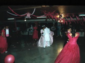 Dancers at the Quinceanera - Dade County, Florida.