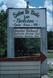 Sign of Acapulco Restaurant and Los Nortenos Dance Hall - LaBelle, Florida
