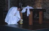 Priest holds the Thanksgiving Mass for Quinceanera - Apopka, Florida