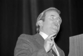 Jerry Falwell, evangelical and leader of the Moral Majority - Tallahassee, Florida.