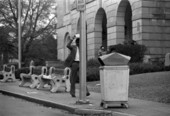 Man in downtown Tallahassee- Tallahassee, Florida.