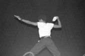 Break dancer performs - Tallahassee, Florida.