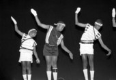 Break dancers perform - Tallahassee, Florida.