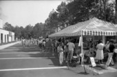 Craft booths at the Family Birth Center - Tallahassee, Florida.
