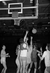 Florida Flambeau staff basketball game - Tallahassee, Florida.