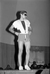 Model shows fashions at FAMU - Tallahassee, Florida.