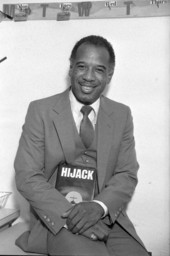 Writer Anthony Bryant and his book Hijack - Tallahassee, Florida.