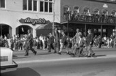 Governor Bob Graham, Treasurer Bill Gunter and veterans in the Veterans Day Parade - Tallahassee, Florida.