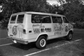 Van with graffiti on it - Tallahassee, Florida.