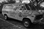 Van with graffiti on it - Tallahassee, Florida.