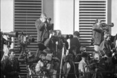 Photographers and camera men at Governor Martinez's inauguration day - Tallahssee, Florida.